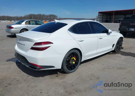 2022 Genesis G70 3.3T Rwd from USA, damaged, VIN KMTG54TE4NU091760